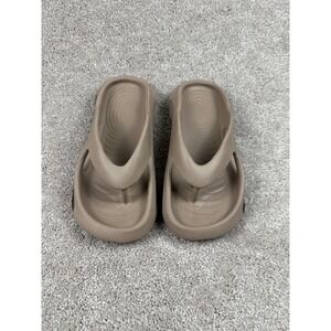 Mens Beige Recovery Comfort Slide Sandals Flip Flops Size 40/41 (US 8-8.5)